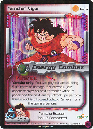 Yamcha Vigor L3 6 Foil Promo Dragon Ball Z GT Score Promos Yamcha Vigor L3 6 Foil Promo Dragon Ball Z GT Score Promos
