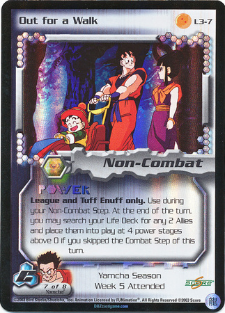 Out for a Walk L3 7 Foil Promo Dragon Ball Z GT Score Promos Out for a Walk L3 7 Foil Promo Dragon Ball Z GT Score Promos