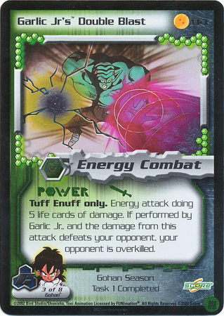 Garlic Jr s Double Blast L1 3 Foil Promo Dragon Ball Z GT Score Promos Garlic Jr s Double Blast L1 3 Foil Promo Dragon Ball Z GT Score Promos