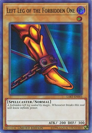 Left Leg of the Forbidden One LART EN003 Ultra Rare Left Leg of the Forbidden One LART EN003 Ultra Rare