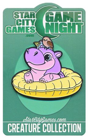 SCG Game Night Creature Collection Hippo Pin SCG Game Night Creature Collection Hippo Pin