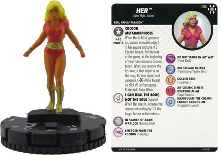 Heroclix Avengers Infinity set Her #010 Common figure w/card!