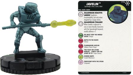 Javelin 019a Avengers Infinity Marvel Heroclix Javelin 019a Avengers Infinity Marvel Heroclix