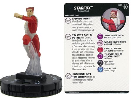 Starfox 027 Avengers Infinity Marvel Heroclix Starfox 027 Avengers Infinity Marvel Heroclix