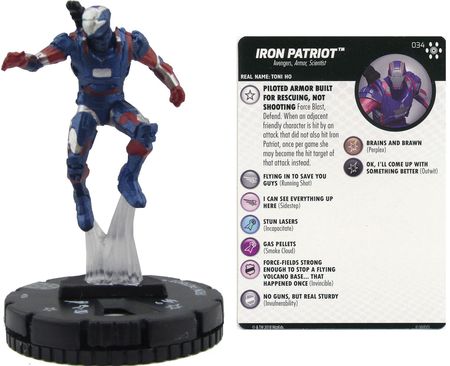 Iron Patriot 034 Avengers Infinity Marvel Heroclix Iron Patriot 034 Avengers Infinity Marvel Heroclix
