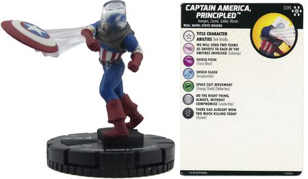 Captain America Principled 035 Avengers Infinity Marvel Heroclix Captain America Principled 035 Avengers Infinity Marvel Heroclix