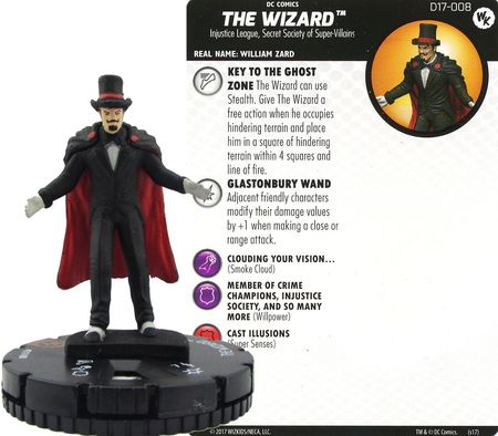The Wizard D17 008 Wizkids Promo DC Heroclix The Wizard D17 008 Wizkids Promo DC Heroclix