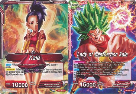 ♦ dragon ball super ♦ kale lady of destruction tb1-002 c-vf 