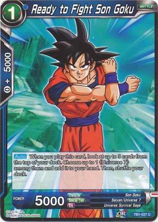 Ready to Fight Son Goku - Dragonball Super TCG | TrollAndToad