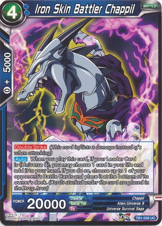 Iron Skin Battler Chappil TB1 039 Uncommon Iron Skin Battler Chappil TB1 039 Uncommon