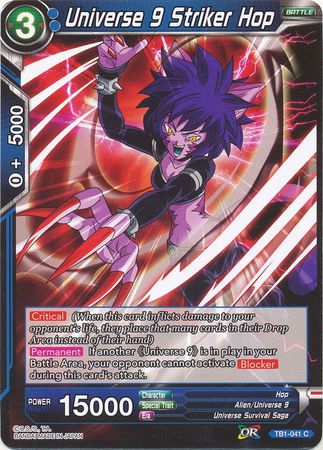 Universe 9 Striker Hop TB1 041 Common Tournament of Power Non Foil Singles Universe 9 Striker Hop TB1 041 Common Tournament of Power Non Foil Singles