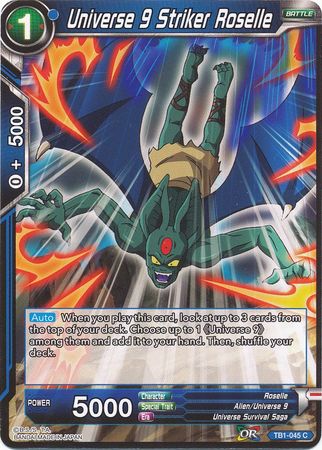Universe 9 Striker Roselle TB1 045 Common Universe 9 Striker Roselle TB1 045 Common