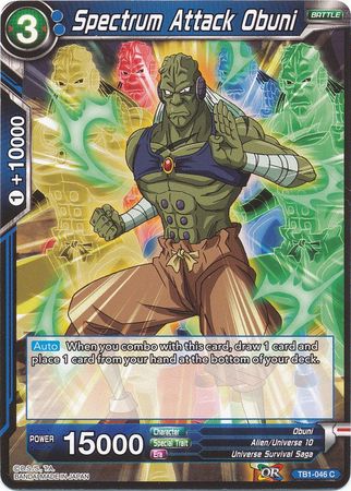 Spectrum Attack Obuni TB1 046 Common Tournament of Power Non Foil Singles Spectrum Attack Obuni TB1 046 Common Tournament of Power Non Foil Singles