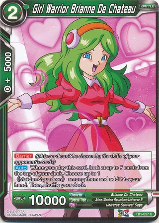 Girl Warrior Brianne De Chateau TB1 057 Common Girl Warrior Brianne De Chateau TB1 057 Common