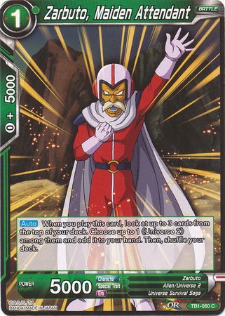 Zarbuto Maiden Attendant TB1 060 Common Tournament of Power Non Foil Singles Zarbuto Maiden Attendant TB1 060 Common Tournament of Power Non Foil Singles