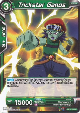 Trickster Ganos TB1 068 Uncommon Tournament of Power Non Foil Singles Trickster Ganos TB1 068 Uncommon Tournament of Power Non Foil Singles