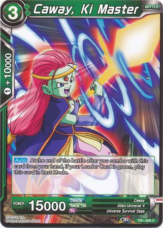 Caway Ki Master TB1 069 Common Tournament of Power Non Foil Singles Caway Ki Master TB1 069 Common Tournament of Power Non Foil Singles