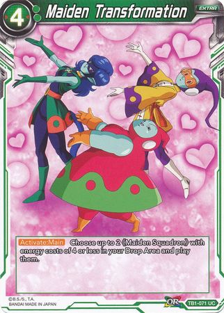 Maiden Transformation TB1 071 Uncommon Tournament of Power Non Foil Singles Maiden Transformation TB1 071 Uncommon Tournament of Power Non Foil Singles