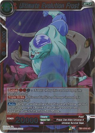 Ultimate Evolution Frost TB1 018 Foil Uncommon Ultimate Evolution Frost TB1 018 Foil Uncommon