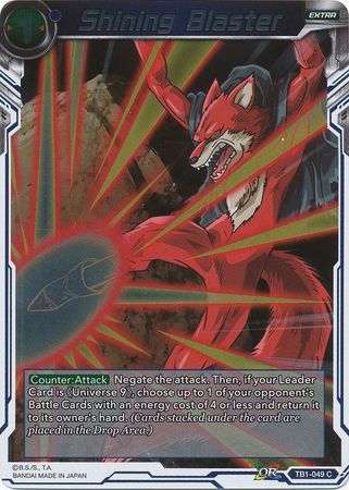 Shining Blaster TB1 049 Foil Common Shining Blaster TB1 049 Foil Common