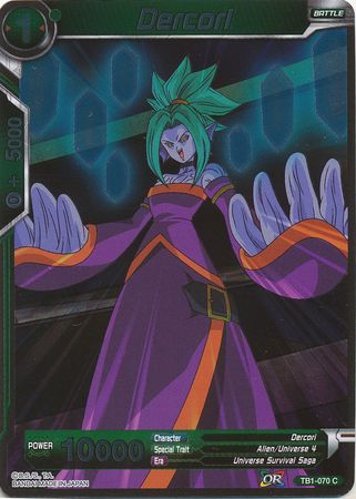 Dercori TB1 070 Foil Common Tournament of Power Foil Singles Dercori TB1 070 Foil Common Tournament of Power Foil Singles