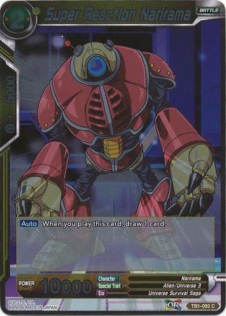 Super Reaction Narirama TB1 092 Foil Common Super Reaction Narirama TB1 092 Foil Common