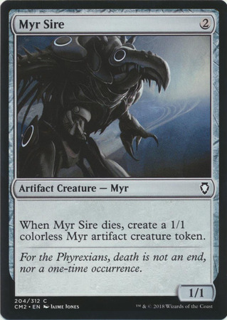 Myr Sire 204 312 Commander Anthology Volume II Singles Myr Sire 204 312 Commander Anthology Volume II Singles