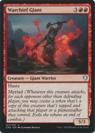 Warchief Giant 127 312 Warchief Giant 127 312