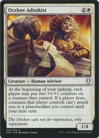 Orzhov Advokist 034 312 Commander Anthology Volume II Singles Orzhov Advokist 034 312 Commander Anthology Volume II Singles