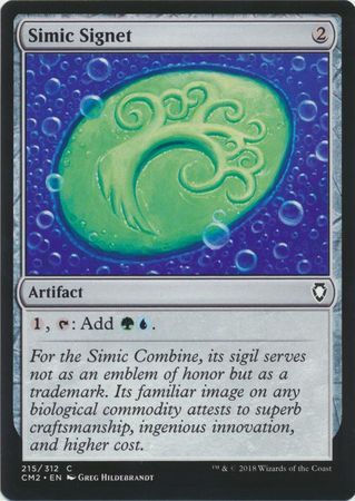 Simic Signet 215 312 Commander Anthology Volume II Singles Simic Signet 215 312 Commander Anthology Volume II Singles