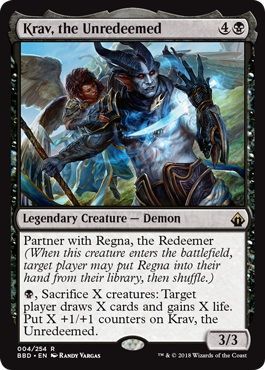 Krav the Unredeemed 004 254 Battlebond Singles Krav the Unredeemed 004 254 Battlebond Singles