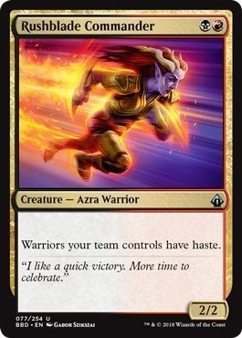 Rushblade Commander 077 254 Battlebond Singles Rushblade Commander 077 254 Battlebond Singles