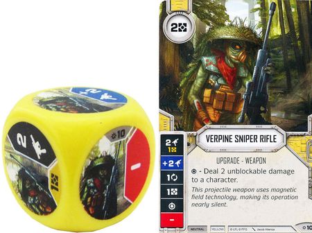 Verpine Sniper Rifle 10 Starter Includes Premium Die Star Wars Destiny Rivals Singles Verpine Sniper Rifle 10 Starter Includes Premium Die Star Wars Destiny Rivals Singles