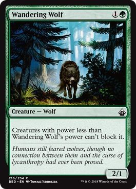 Wandering Wolf 216 254 Battlebond Singles Wandering Wolf 216 254 Battlebond Singles