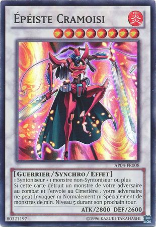 Epeiste Cramoisi AP04 FR008 Super Rare French Yugioh Cards Epeiste Cramoisi AP04 FR008 Super Rare French Yugioh Cards
