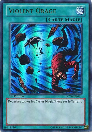 Violent Orage LCYW FR061 Ultra Rare 1st Edition French Yugioh Cards Violent Orage LCYW FR061 Ultra Rare 1st Edition French Yugioh Cards