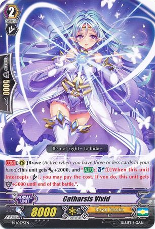 Catharsis Vivid PR 0275EN Promo Cardfight Vanguard Promos Catharsis Vivid PR 0275EN Promo Cardfight Vanguard Promos
