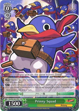 Prinny Squad DG EN S03 PE01 PR Promo Prinny Squad DG EN S03 PE01 PR Promo
