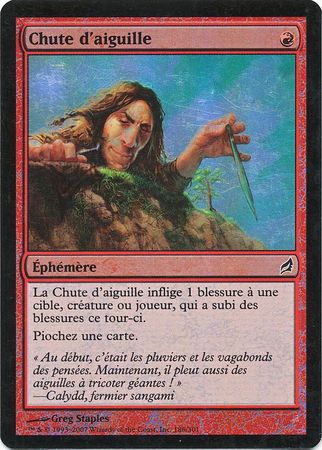 Chute d aiguille Needle Drop Lorwyn Foil French Lorwyn French Singles Chute d aiguille Needle Drop Lorwyn Foil French Lorwyn French Singles