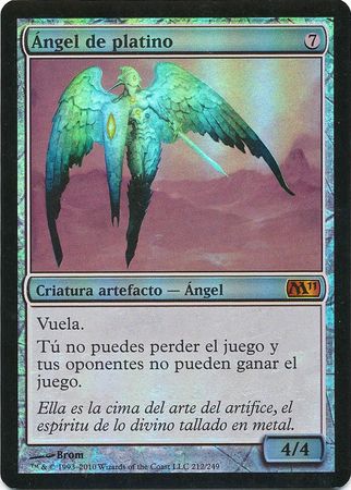 Angel de platino Platinum Angel M11 Foil Spanish Magic 2011 Spanish Singles Angel de platino Platinum Angel M11 Foil Spanish Magic 2011 Spanish Singles