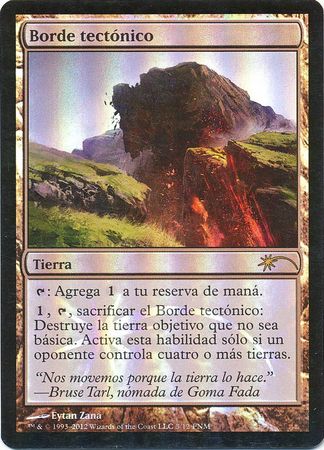 Borde tectonico Tectonic Edge Spanish FNM Foil Promo Spanish Promos Borde tectonico Tectonic Edge Spanish FNM Foil Promo Spanish Promos