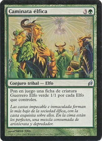 Caminata elfica Elvish Promenade Lorwyn Spanish Caminata elfica Elvish Promenade Lorwyn Spanish
