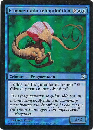Fragmentado telequinetico Telekinetic Sliver Time Spiral Foil Spanish Time Spiral Spanish Singles Fragmentado telequinetico Telekinetic Sliver Time Spiral Foil Spanish Time Spiral Spanish Singles