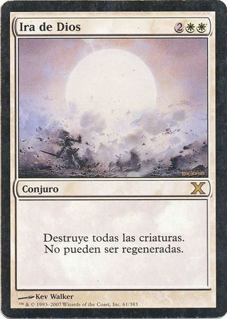 Ira de Dios Wrath of God MTG 10th Edition Spanish Tenth Edition Spanish Singles Ira de Dios Wrath of God MTG 10th Edition Spanish Tenth Edition Spanish Singles