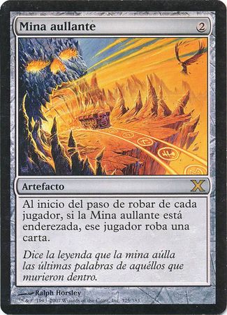 Mina aullante Howling Mine MTG 10th Edition Spanish Mina aullante Howling Mine MTG 10th Edition Spanish