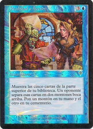 Realidad o ficcion Fact or Fiction Invasion Foil Spanish Realidad o ficcion Fact or Fiction Invasion Foil Spanish