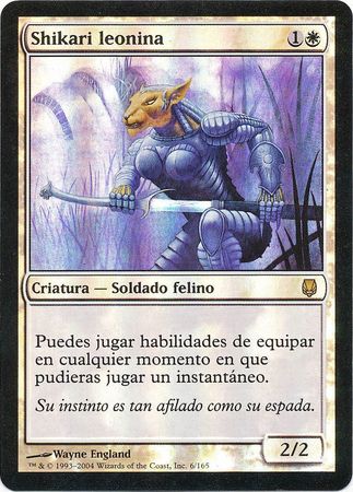 Shikari leonina Leonin Shikari Darksteel Foil Spanish Shikari leonina Leonin Shikari Darksteel Foil Spanish
