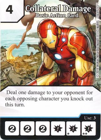 Marvel Dice Masters AvX Deflection Basic Action Card 3 13 OP Kit New 