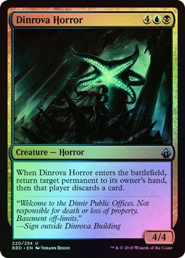 Dinrova Horror 220 254 Foil Dinrova Horror 220 254 Foil