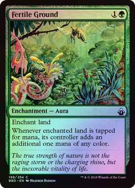 Fertile Ground 198 254 Foil Battlebond Foil Singles Fertile Ground 198 254 Foil Battlebond Foil Singles